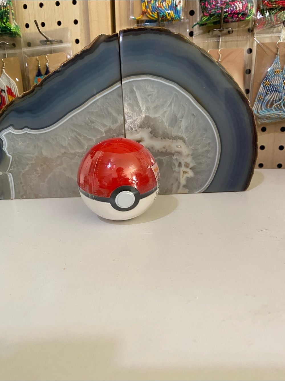 Pokemon Red and White Poké Ball Accent Vase